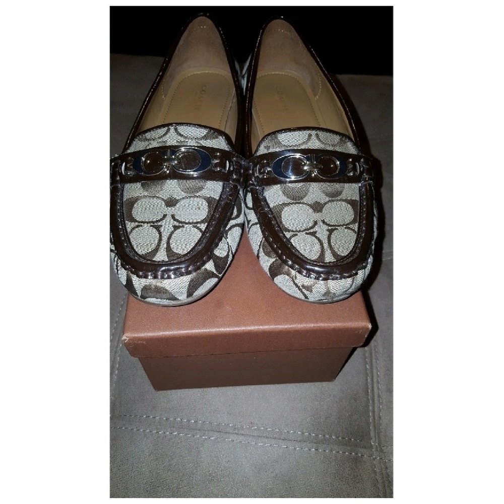 COACH WOMEN SHOES FORTUNATA COLOR BROWN/TAN SIZE 9